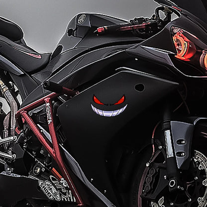 Funny and fun stickers, devil stickers, reflective and waterproof effects suitable for car, truck, motorcycle fuel tank caps