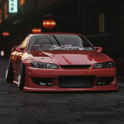 Bad Influence Windshield Banner