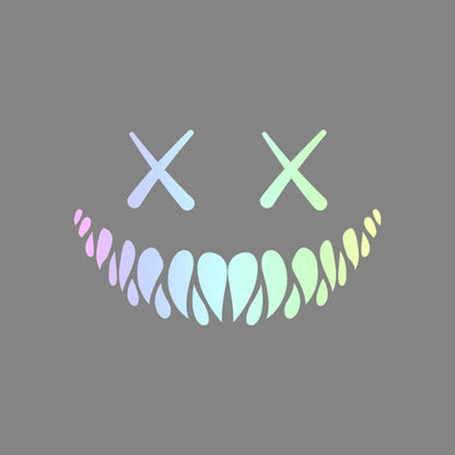 Car Sticker Demon Smiling Face Car Stickers Rear Windshield Funny Auto Body Styling Decoration Window Sticker Vinyl Waterproof